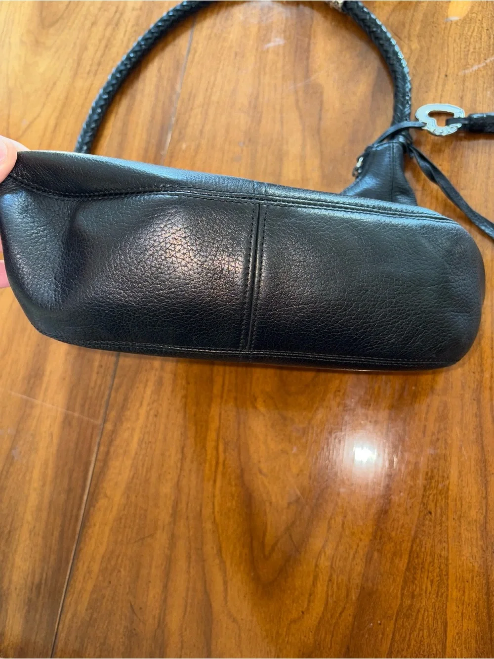 Brighton Barbados Pebbled Leather Shoulder Hobo Bag